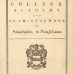 Additional Charter of the College, Academy, and Charity School of Philadelphia, 1755 (version printed by Benjamin Franklin)