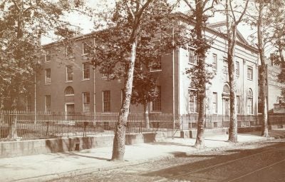 College Hall, Ninth Street, 1870