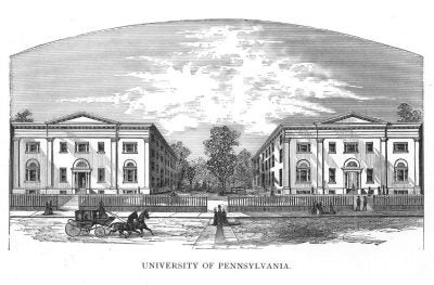 Ninth Street campus of the University of Pennsylvania, Medical Hall and College Hall