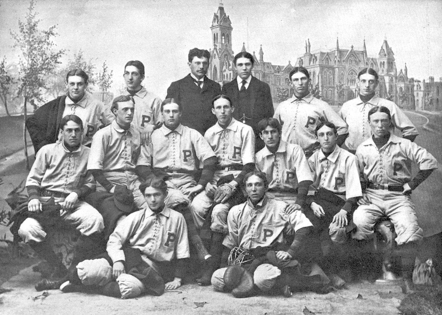 University baseball team, 1896