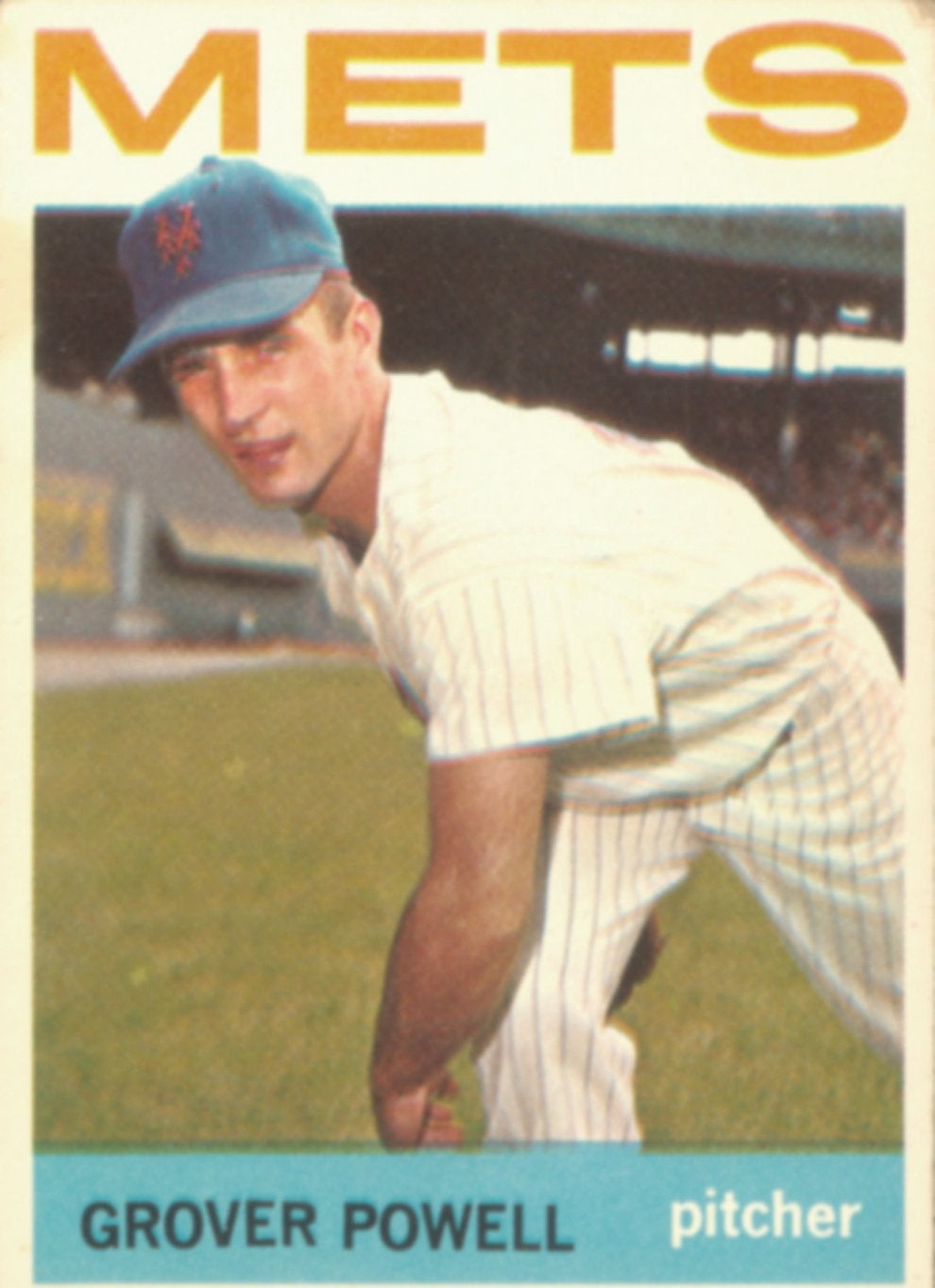 Grover David Powell, baseball card, 1964