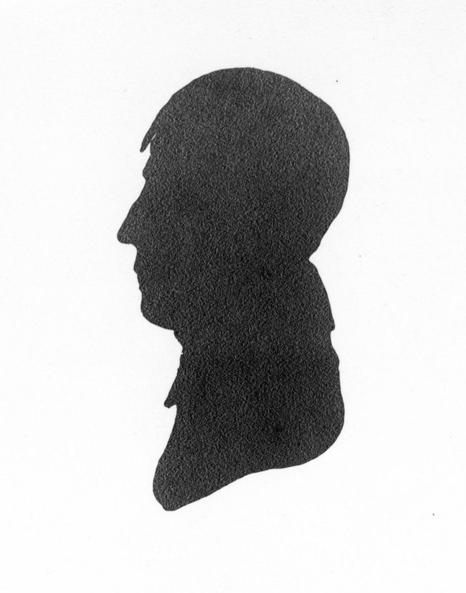 James Latta silhouette, c. 1790