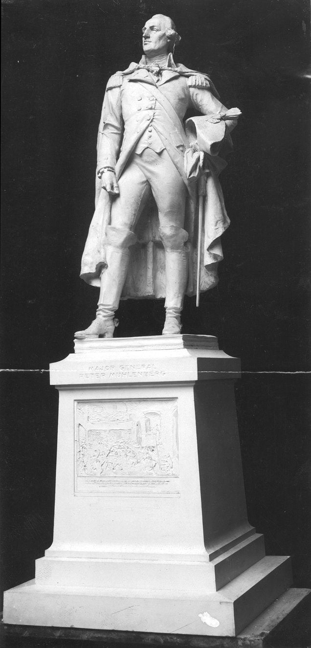 John Peter Gabriel Muhlenberg statue, 1910