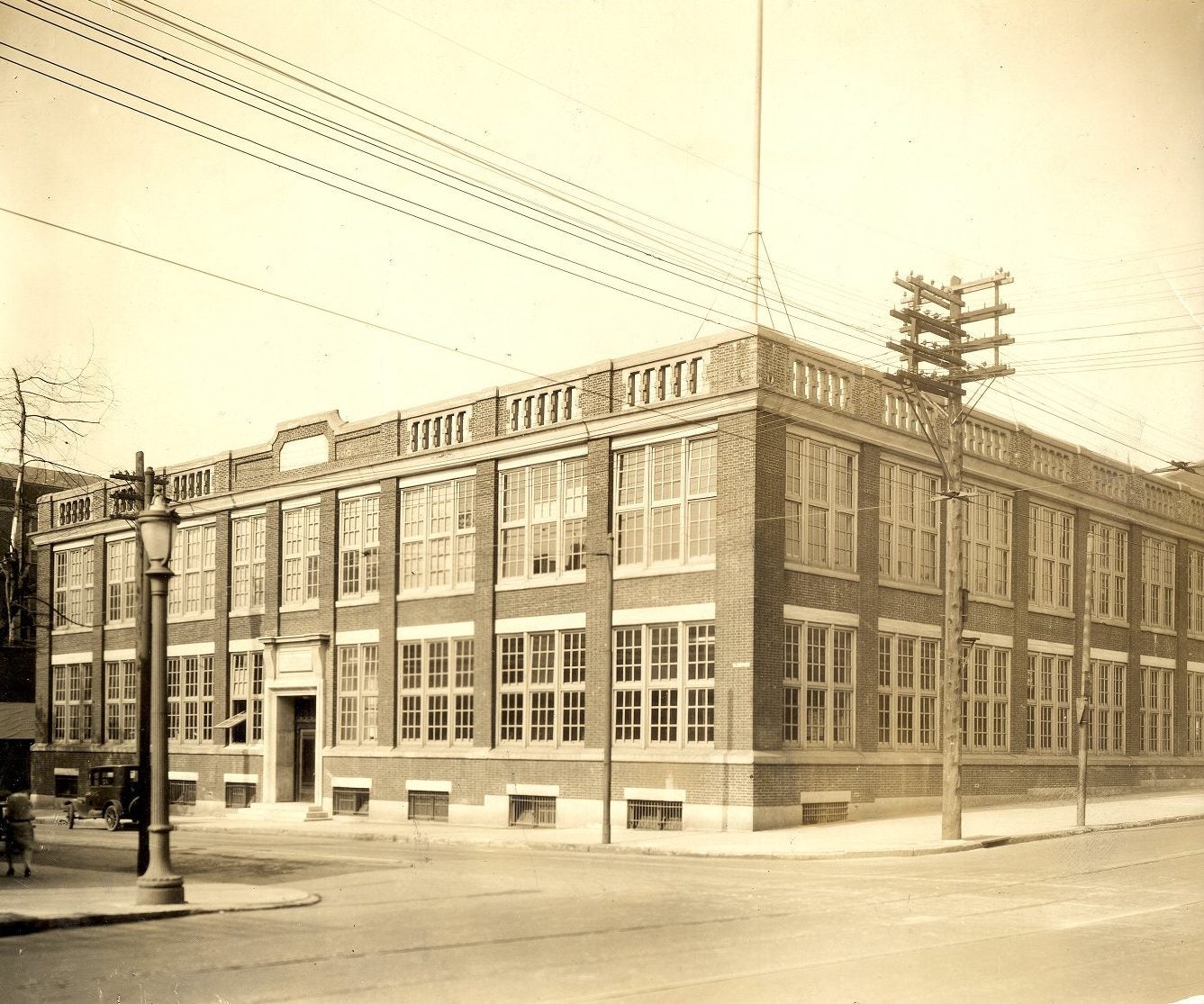 Moore School (originally the Pepper Musical Instrument Factory, built 1909), 1929