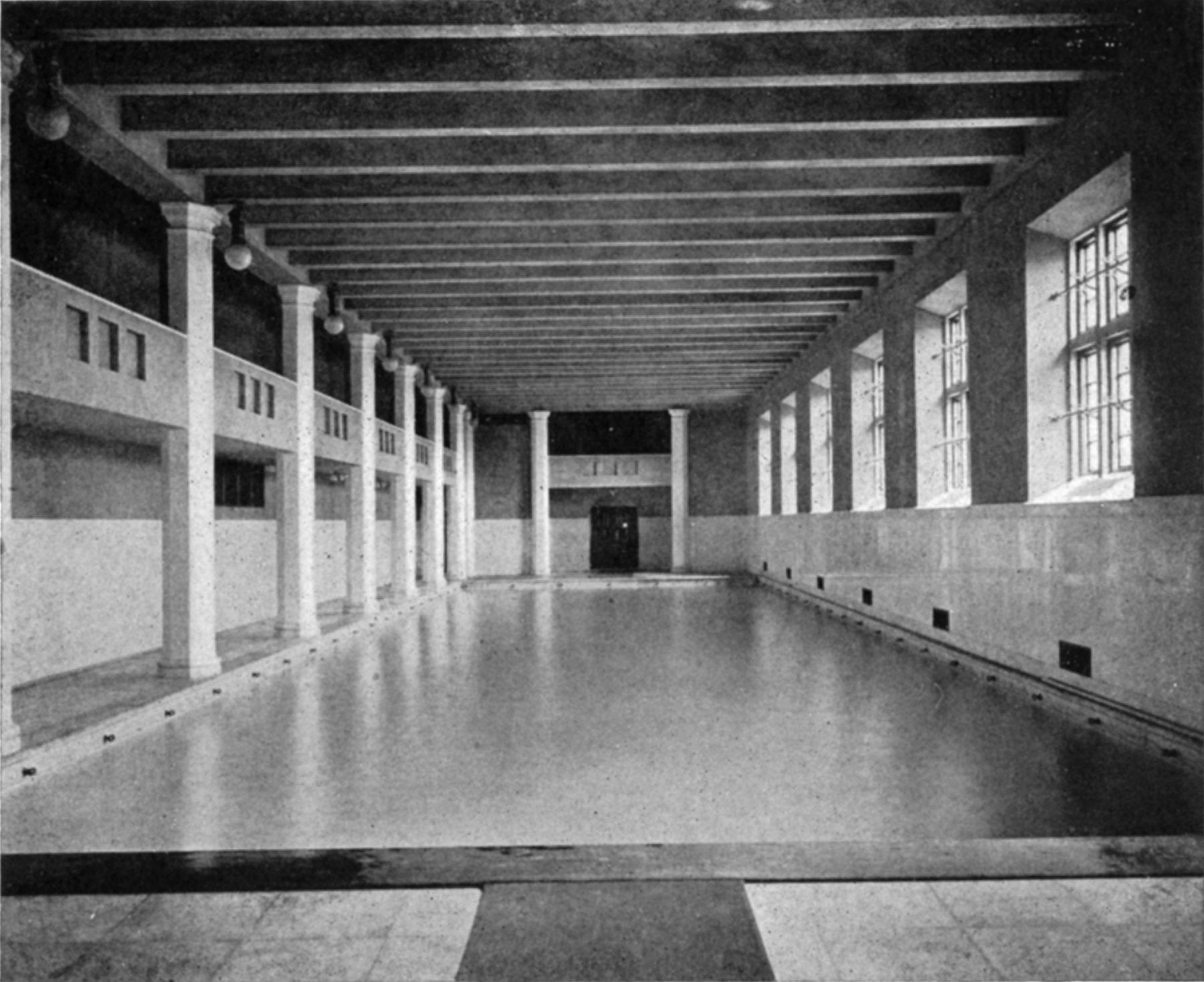 Weightman Hall pool, 1908