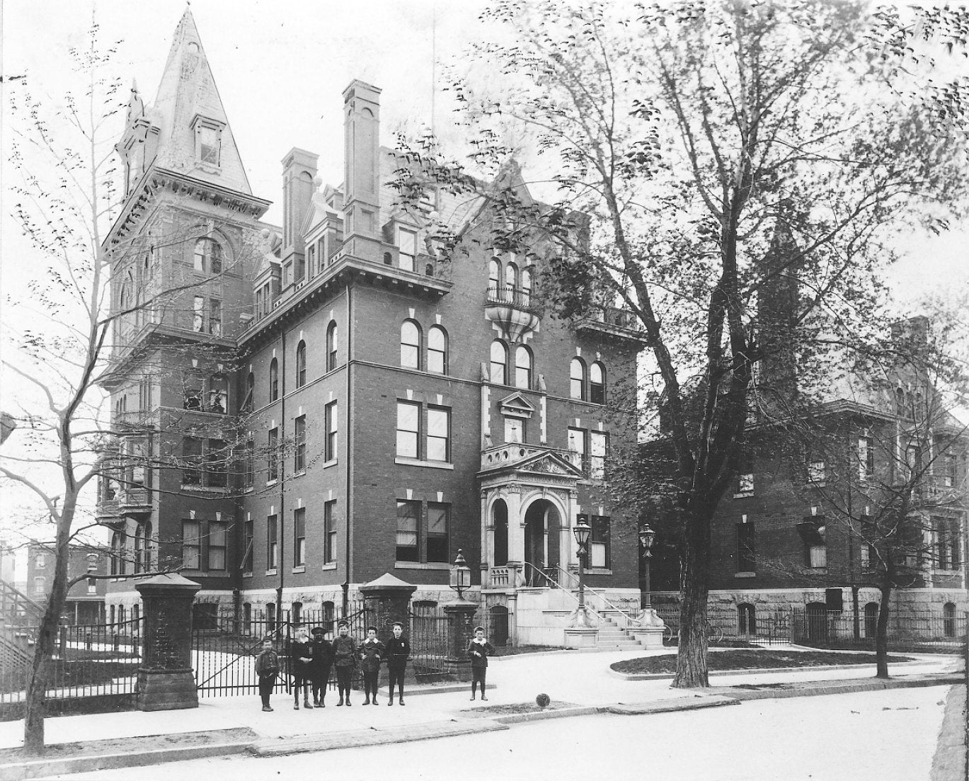 Presbyterian Hospital, administration building, c. 1920
