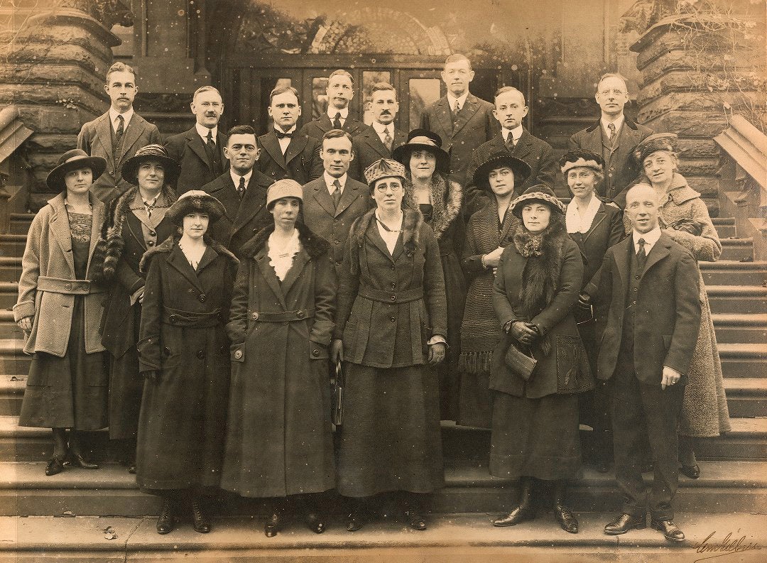 Christian Association officer and staff, 1922