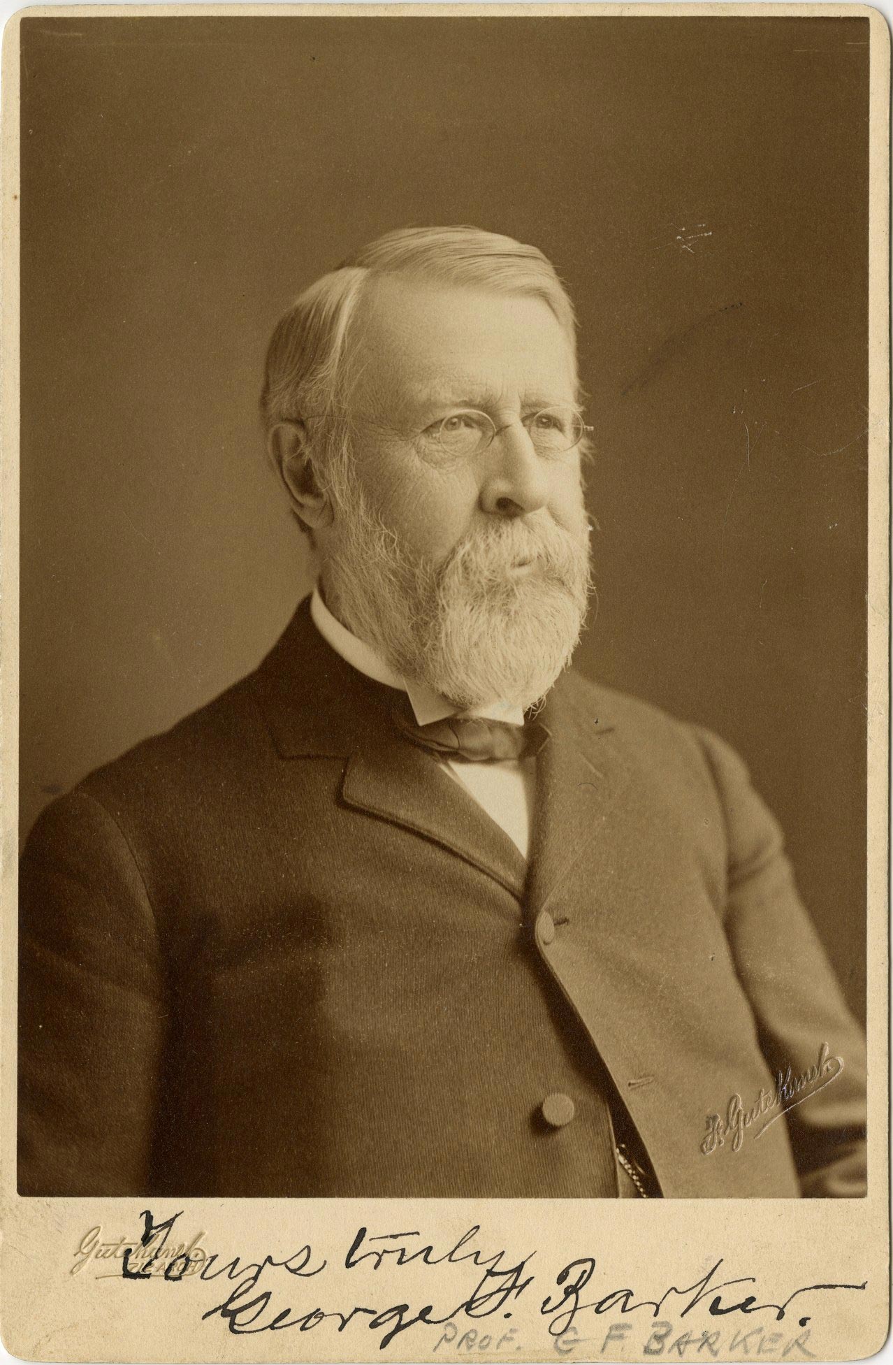 George Frederick Barker, c. 1900