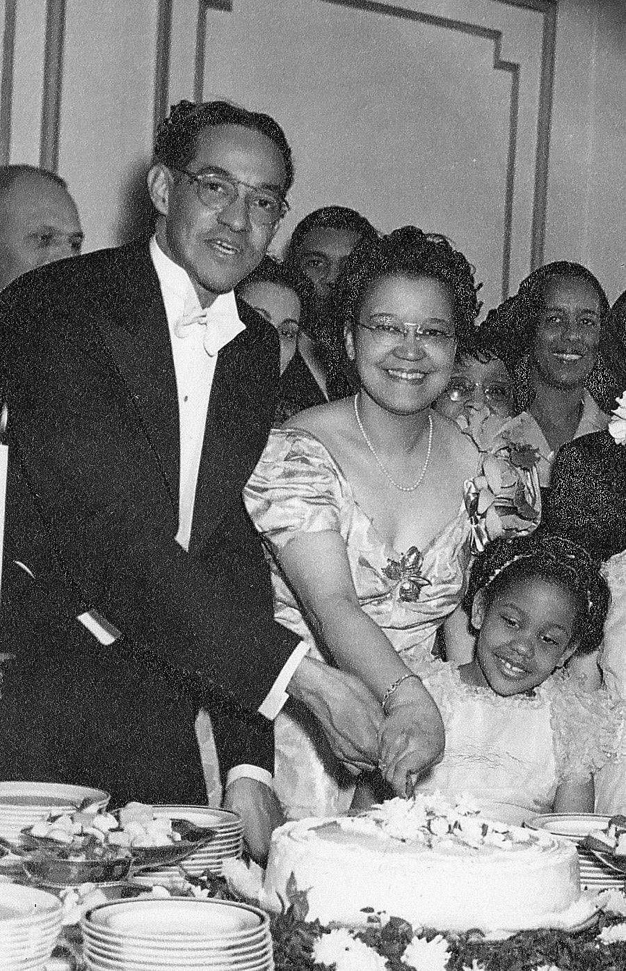 Raymond Pace and Sadie T.M. Alexander, 20th wedding anniversary, 1943