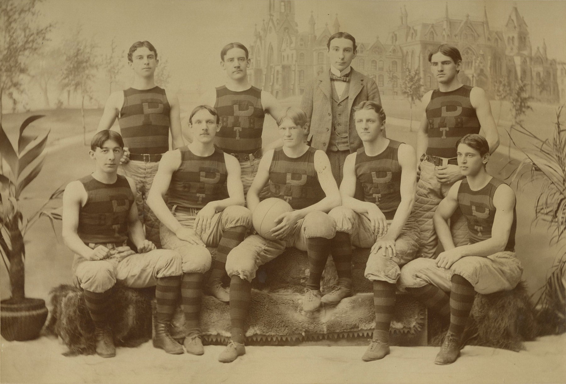 Basketball team, c. 1895