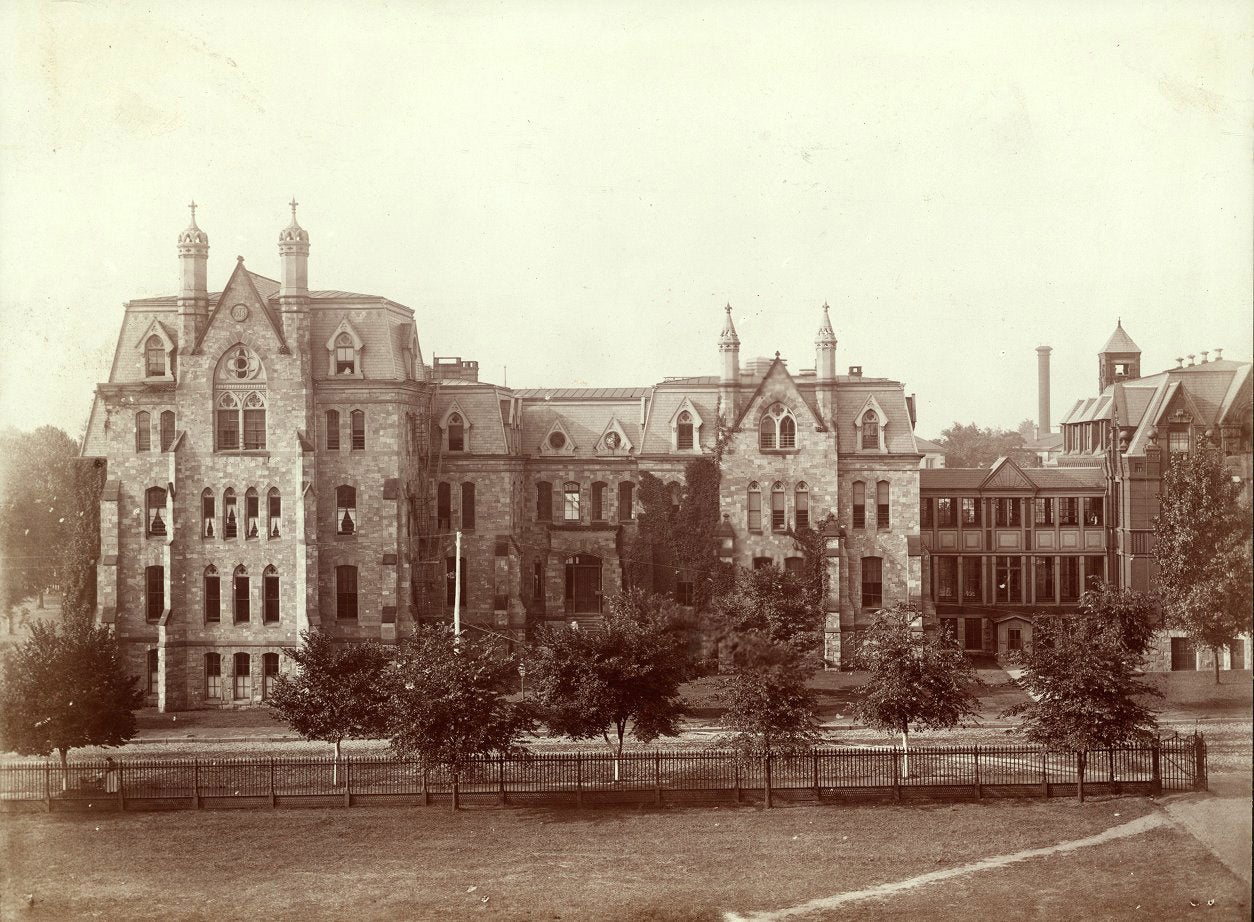 Hospital of the University of Pennsylvania, original building, 1888