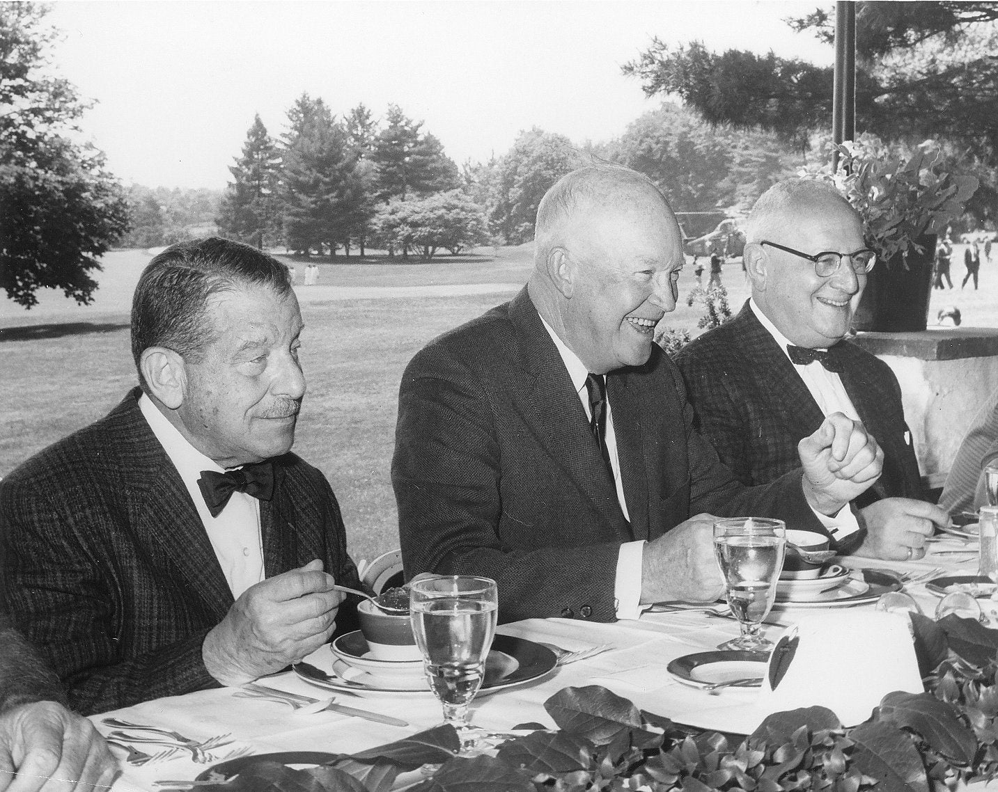 I.S. Ravdin, Dwight D. Eisenhower, and Leon J. Ohermayer, 1964