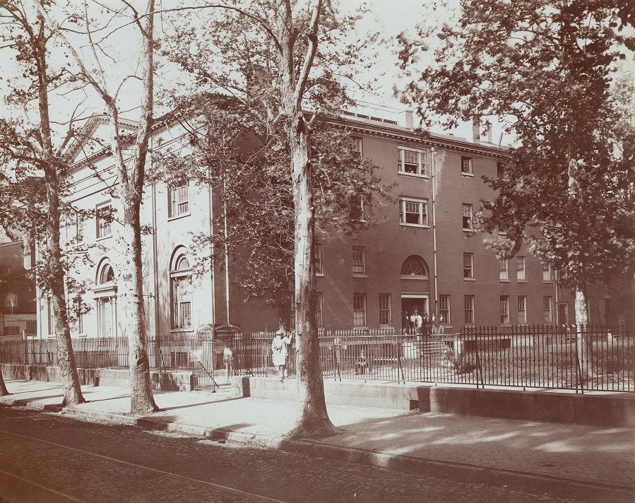 Medical Hall on Ninth Street campus, 1872