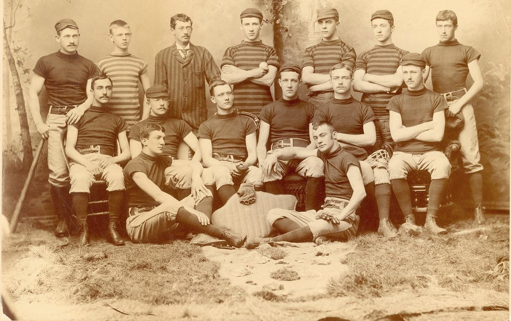 University baseball team, 1887