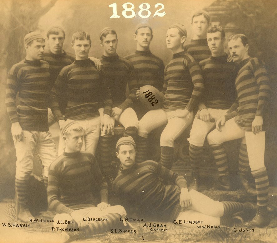 Football team, 1882