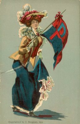 College Girl postcard, 1905