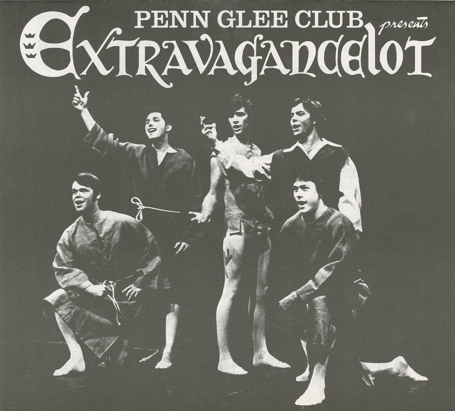 Glee Club's 1976-1977 production, Extravagandelot, program cover