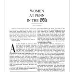 Women at Penn in the 1950s, A Pennsylvania Album