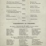 Commencement Program, 1852
