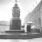 War Memorial Flagpole dedication, November 1952