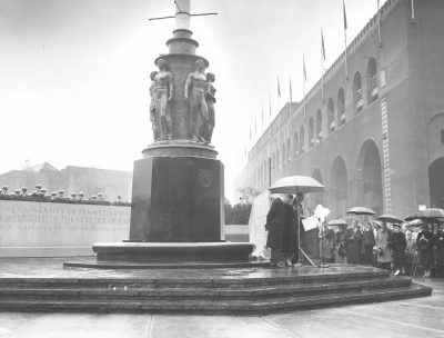 War Memorial Flagpole dedication, November 1952