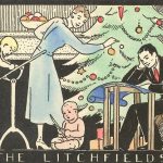 Clarence Litchfield, Christmas card, 1934