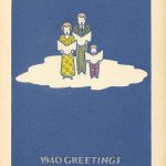 Christmas card, Franklin Spencer Roach and Hannah Benner Roach, 1940