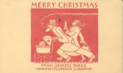 Darwin Urffer, Christmas card, 1932