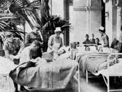 Tuberculosis Observation Ward Photo from History of United States Army Base Hospital No. 20, p. 64