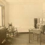 Old Sergeant Hall, interior, bedroom, 1912