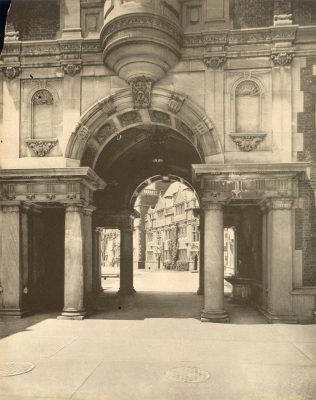 Dormitory Quadrangles, Terrace Archway, c. 1903